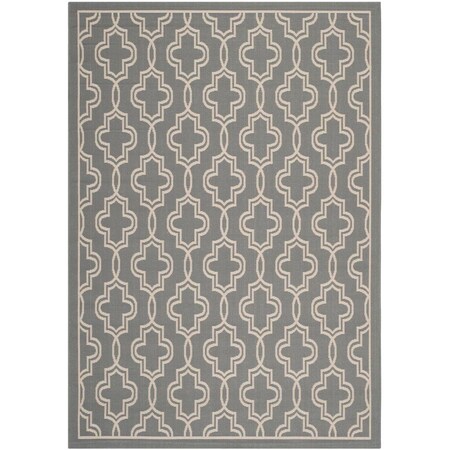 Safavieh Martha Stewart Medium Rectangle Area Rug Anthracite & Beige - 5 ft. 3 in. x 7 ft. 7 in. MSR4274-246-5